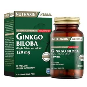 NUTRAXIN GINKGO BILOBA 120 MG 60 TABLET
