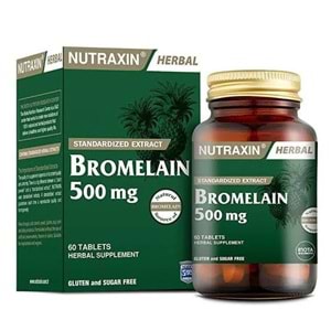 NUTRAXIN BROMELAİN 500 MG 60 TABLET