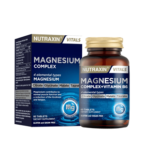 NUTRAXIN MAGNESIUM COMPLEX + VİT. B6 60 TABLET