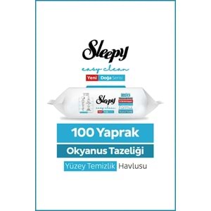 SLEEPY TEMİZLİK HAVLUSU (OKYANUS TAZELİĞİ / 100 ADET)
