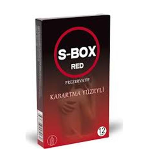 S BOX PREZERVATİF RED KIRMIZI