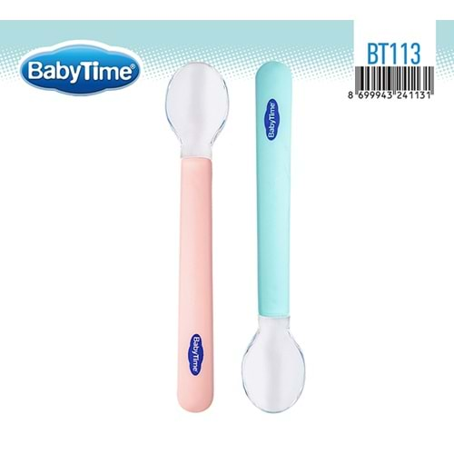 BT113 BABY TİME MAMA KAŞIĞI 2 Lİ