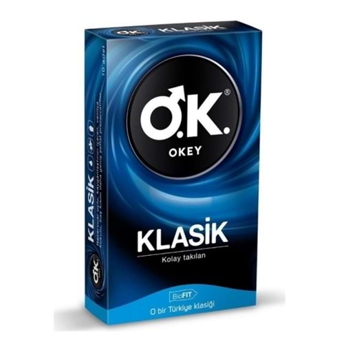 OKEY PREZERVATİF KLASİK ( 10 ADET )