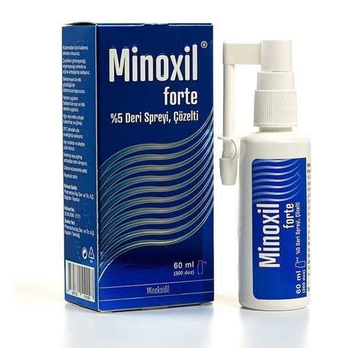MİNOXİL FORTE %5 DERİ SPREYİ, ÇÖZELTİ 60 ML ( MİNOKSİDİL )