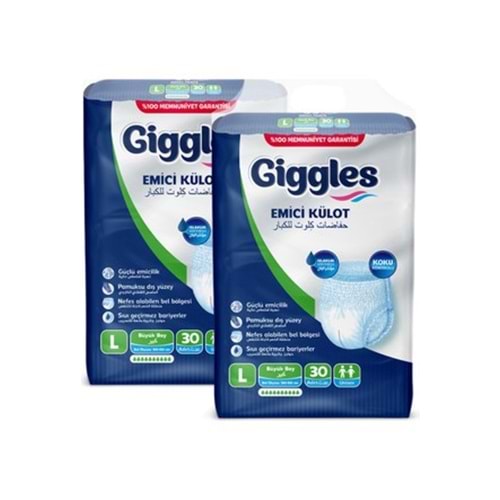GİGGLES EMİCİ KÜLOT LARGE (30 ADET)