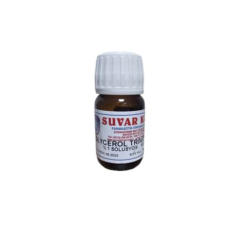 SUVAR GLYCEROLTRINITRAT (NİTROGLİSERİN) 10 ML