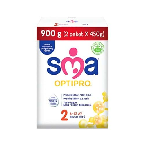 SMA OPTİPRO DEVAM SÜTÜ-MAMA NO 2 (6-12 AY/900 GR)