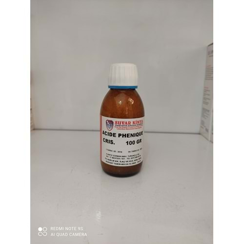 SUVAR ACIDE PHENIQUE (PHENOL CRIS) 100 GR