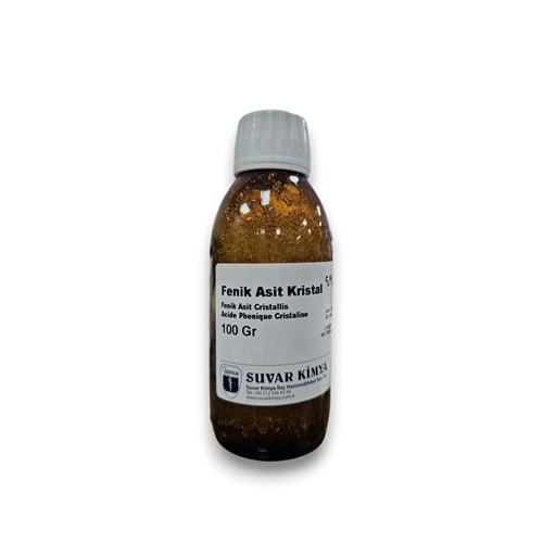 SUVAR ACIDE PHENIQUE CRİSTALİSE (FENİK ASİT KRİSTAL) 100 GR
