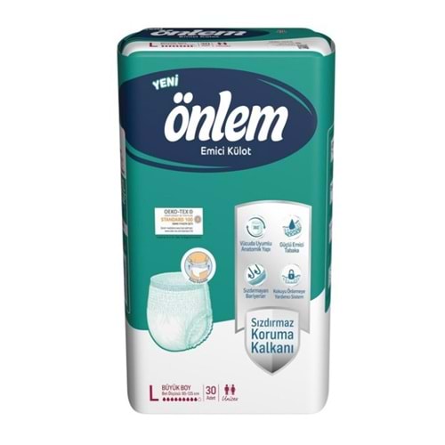ÖNLEM HASTA BEZİ KÜLOTLU ( LARGE / 30 ADET )