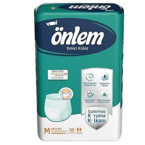ÖNLEM HASTA BEZİ KÜLOTLU ( MEDİUM / 30 ADET )