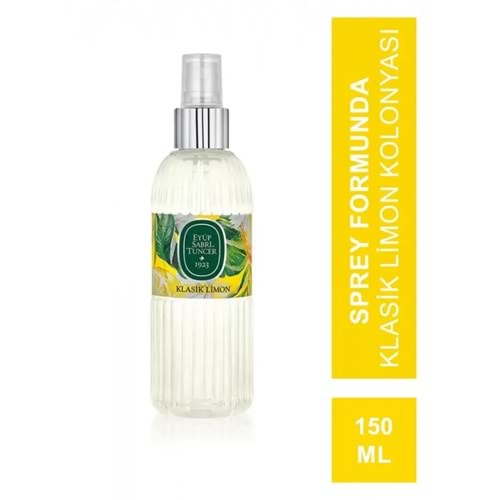 EYÜP SABRİ TUNCER LİMON KOLONYASI 150 ML ( SPREYLİ )