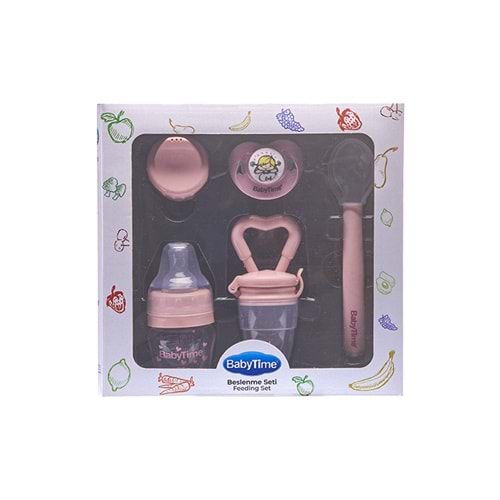 BT513 BABY TİME BESLENME SETİ PEMBE