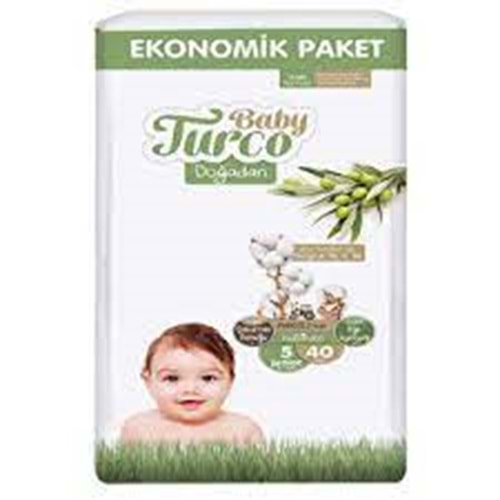 BABY TURCO ÇOCUK BEZİ NO 5 40 ADET