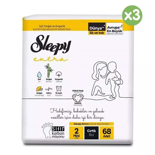 SLEEPY ÇOCUK BEZİ NO 2 68 ADET