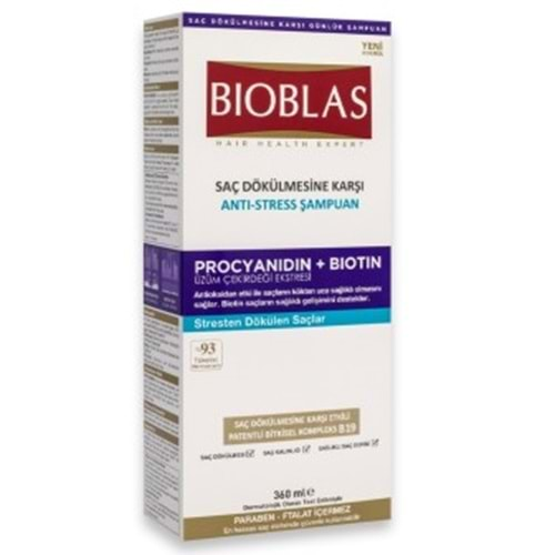 BIOBLAS ŞAMPUAN (PROCYANIDIN+BIOTIN) 360 ML