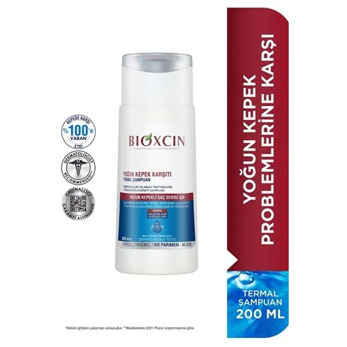 BİOXCİN YOĞUN KEPEK KARŞITI TERMAL ŞAMPUAN DS 200 ML