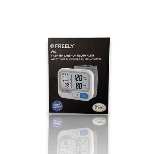FREELY W4 BİLEK TİPİ TANSİYON ÖLÇÜM ALETİ (YK-BPW4)