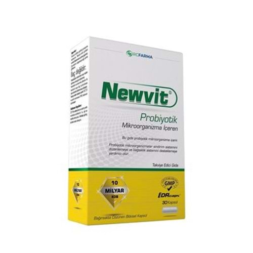 NEWVİT PROBİYOTİK 30 KAPSÜL