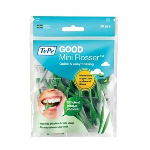 TEPE MİNİ FLOSSER ÇATALI DİŞ İPİ 36 Lİ