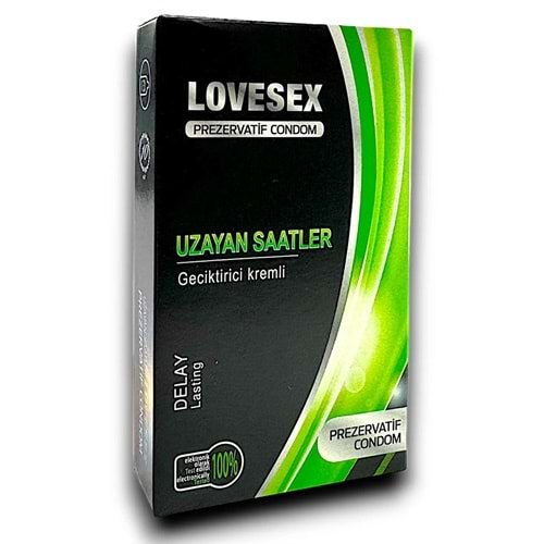 LOVESEX PREZARVATİF UZAYAN SAATLER (GECİKTİRİCİ KREMLİ)