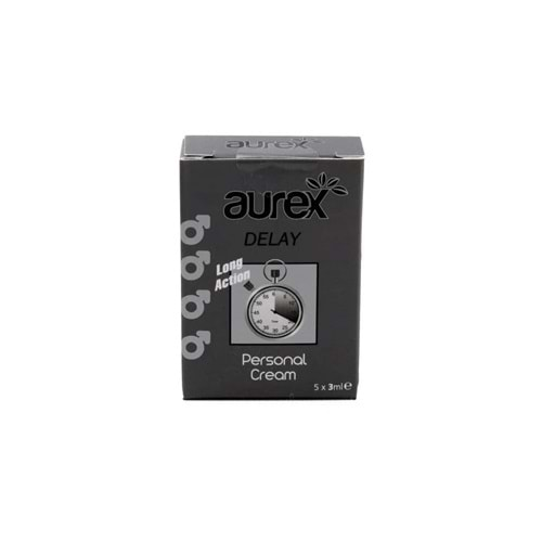 AUREX DELAY GECİKTİRİCİ KREM 3 ML x 5 Lİ PAKET