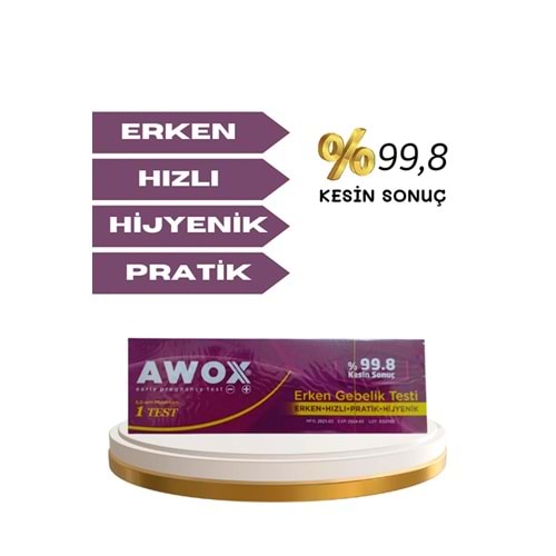 AWOX ERKEN GEBELİK TESTİ