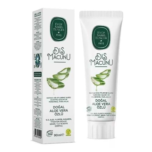 EYÜP SABRİ TUNCER DOĞAL ALOEVERA ÖZLÜ DİŞ MACUNU 90 ML