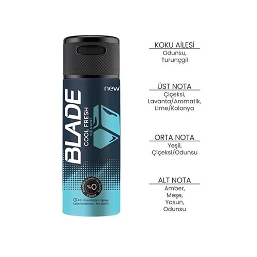 BLADE DEODORANT COOL FRESH 150 ML