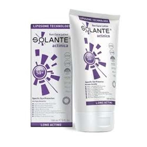 SOLANTE ACTİNİCA GÜNEŞ KREMİ SPF50+ 150 ML ( ÇOK HASSAS CİLTLER İÇİN )