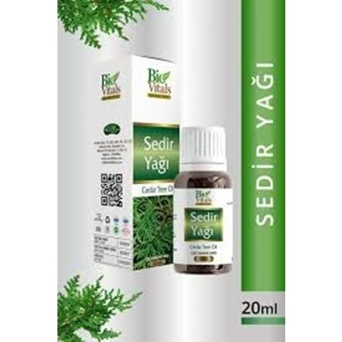 BİO VİTALS SEDİR YAĞI 20 ML