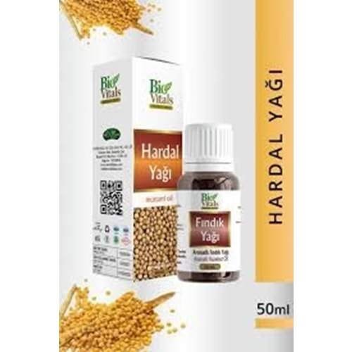 BİO VİTALS HARDAL YAĞI 50 ML