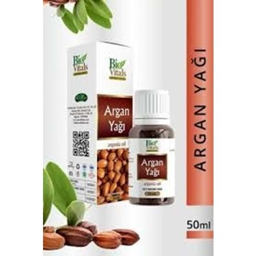 BİO VİTALS ARGAN YAĞI 50 ML