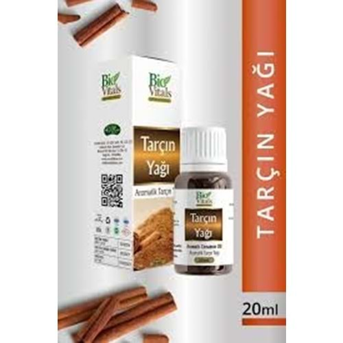 BİO VİTALS TARÇIN YAĞI 20 ML