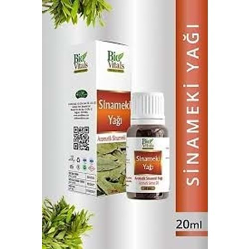 BİO VİTALS SİNAMEKİ YAĞI 20 ML