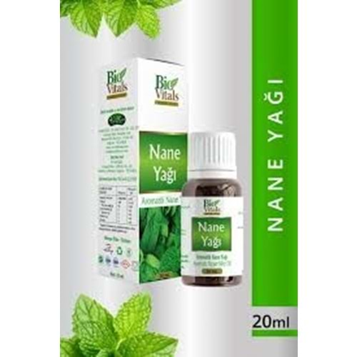 BİO VİTALS NANE YAĞI 20 ML