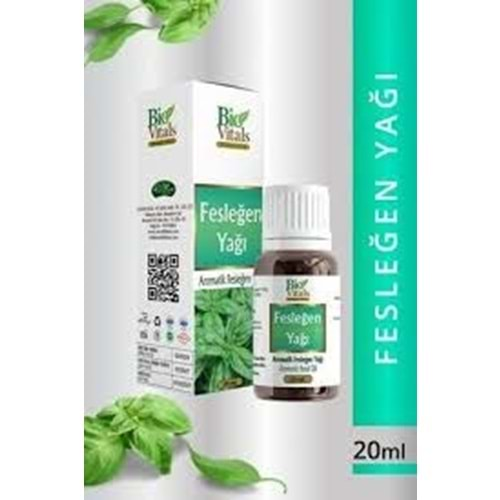 BİO VİTALS FESLEĞEN YAĞI 20 ML