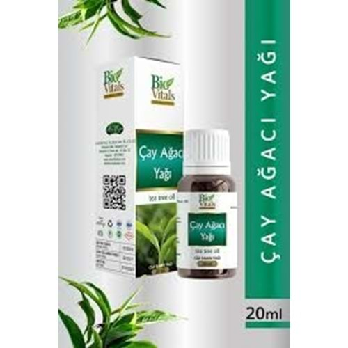 BİO VİTALS ÇAY AĞACI YAĞI 20 ML