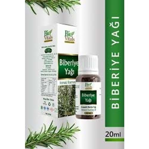 BİO VİTALS BİBERİYE YAĞI 20 ML