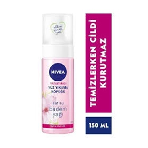 NİVEA YÜZ TEMİZLEME KÖPÜĞÜ ( KURU VE HASSAS CİLTLER ) 150 ML