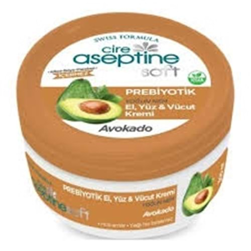 CİRE ASEPTİNE SOFT ( EL, YÜZ & VÜCUT KREMİ /AVOKADO ) 300 ML