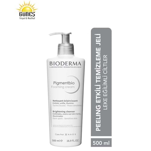 BİODERMA PİGMENTBİO FOAMİNG CREAM 500 ML ( LEKE EĞİLİMLİ CİLTLER İÇİN TEMİZLEME JELİ )