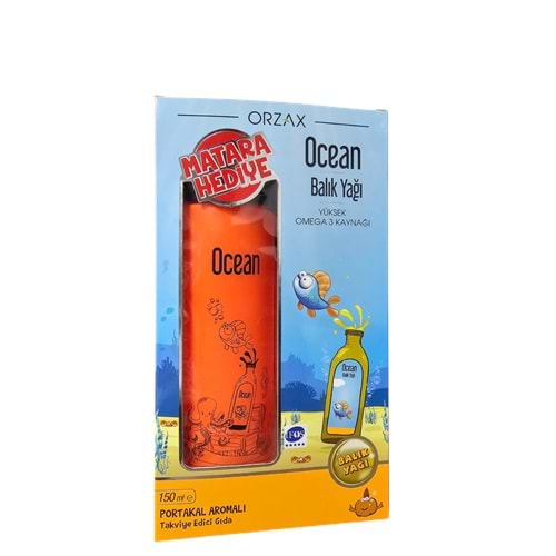 ORZAX OCEAN PORTAKAL AROMALI BALIK YAĞI (MATARA HEDİYELİ/ 150 ML)