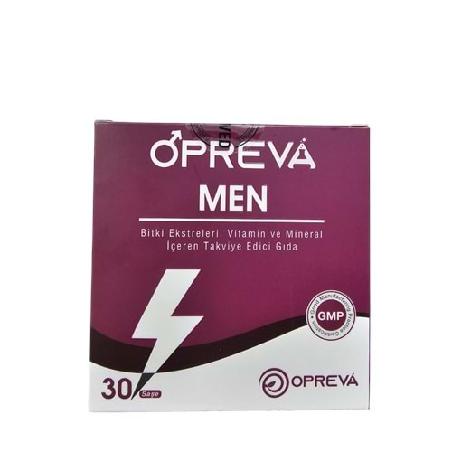 OPREVA MEN 30 SAŞE ( BİTKİ EKSTRELERİ, VİTAMİN VE MİNERAL )