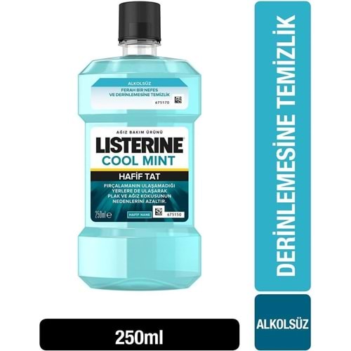 LİSTERİNE AĞIZ SUYU ( COOL MINT HAFİF TAT / 250 ML )