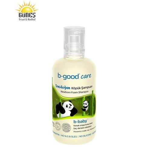 B-GOOD YENİDOĞAN KÖPÜK ŞAMPUAN 250 ML ( KONAK OLUŞUMUNU ÖNLER )