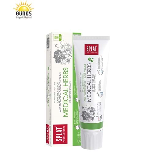SPLAT DİŞ MACUNU MEDİCAL HERBS 100 ML ( BİTKİSEL DİŞ ETİ BAKIMI )