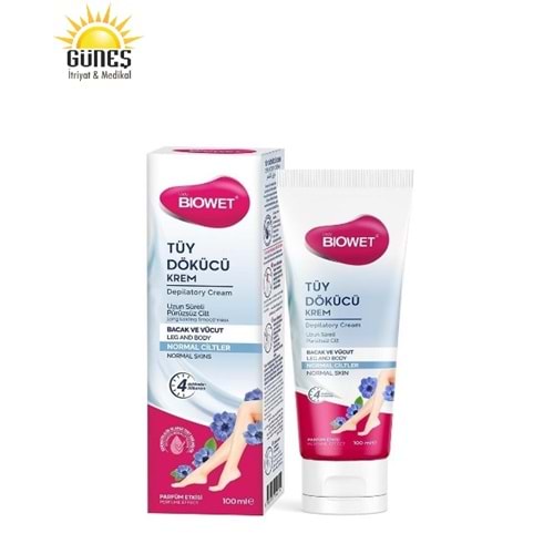 BIOWET TÜY DÖKÜCÜ KREM 100 ML ( NORMAL CİLTLER )