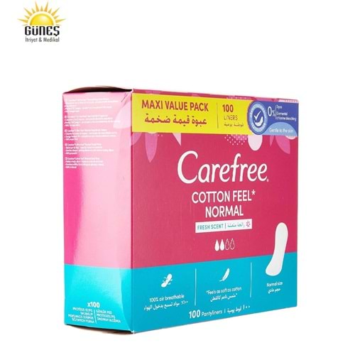 CAREFREE NORMAL GÜNLÜK PED 100 ADET