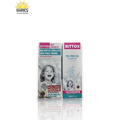 BİTTOX BİT SETİ COFRE PAKET ( 100 ML BİT SPREYİ + 150 ML BİT ŞAMPUANI )
